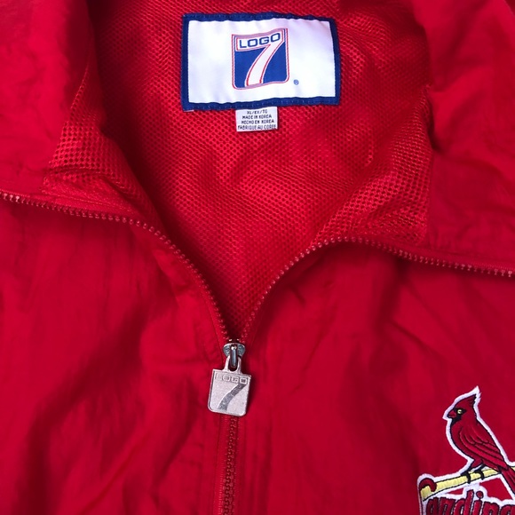 DEADSTOCK Vintage 90’s Logo 7 MLB STL Cardinals Jacket - Picture 4 of 4